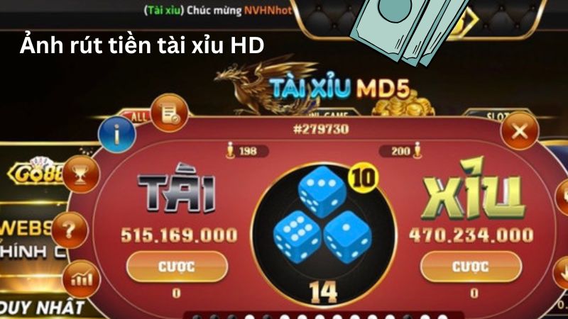 Ảnh rút tiền tài xỉu: Thắng thật hay chỉ là chiêu dụ người chơi?